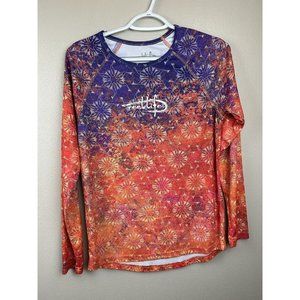 Reel Life Sundial Fish Pattern UPF50+ Protection Shirt M